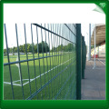 Green welded high security fencing panels