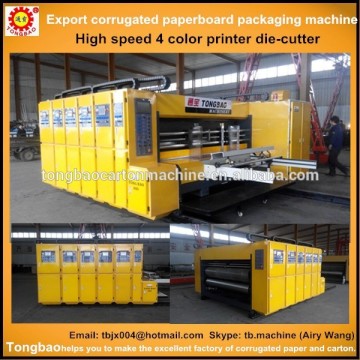 high speed corrugated carton machine
