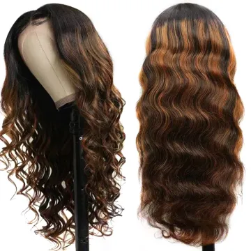 150% 180% Brazilian Human Virgin Hair HD Lace Frontal Wig Body Wave Full 4x4 Lace Front Closure Wig Pre Plucked With Baby Hair