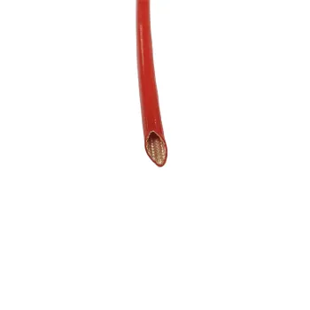 electrical wire excellent softness silicone fiberglass sleev