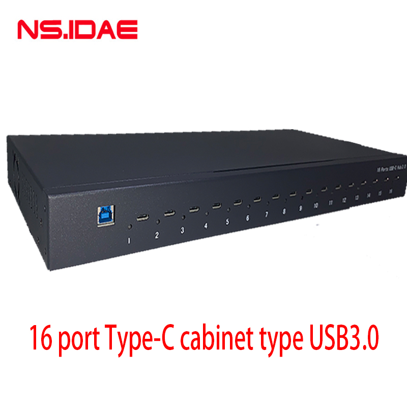 16-Port-Typ-C-Hub USB3.0 Schranktyp