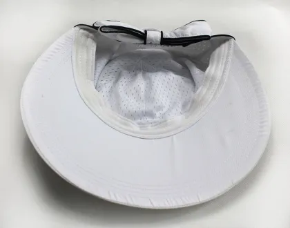 Plastic printing pvc sun visor Ladies Sun Visors With Beautiful Decorations