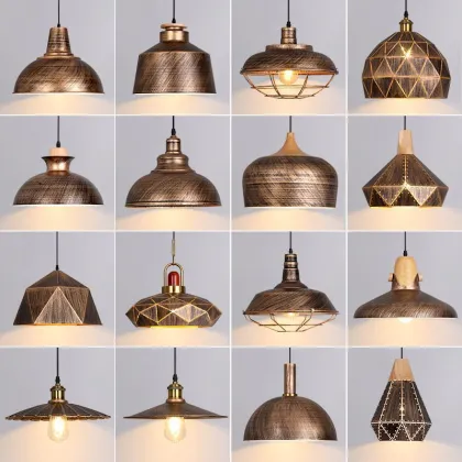 Vintage Distressed Gym Retro Industrial Ceiling Lights