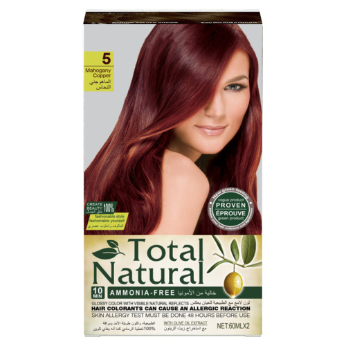 Dye de couleur de cheveux non allergique permanente