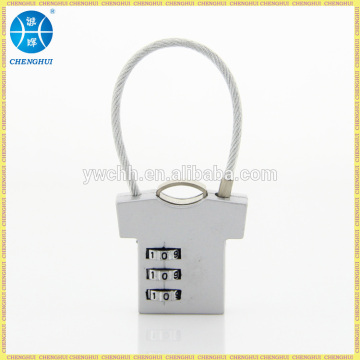 Love combination padlock code padlock with cable