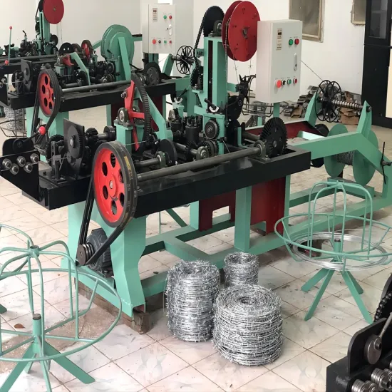 HS-C Double Wire Forward and Reverse Twisting Barbed Wire Machine