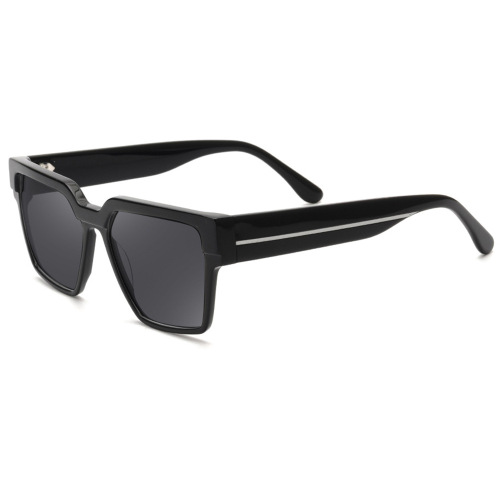 Cat Eye Acetate Sunglasses Oversize Black Acetate Eyewear Manufactory