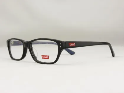 Lady's / Men's Plastic Levis Eyeglass Frames Levis Ls96032 54-16-145 C02 Blk-a