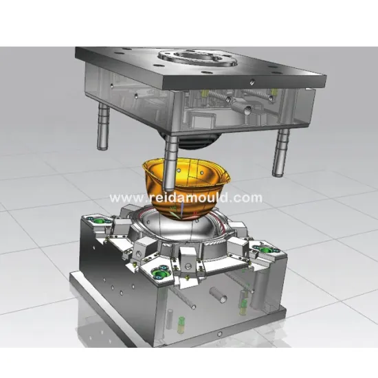 Plastic Safety Helmet and Visor Shield Injection Mould