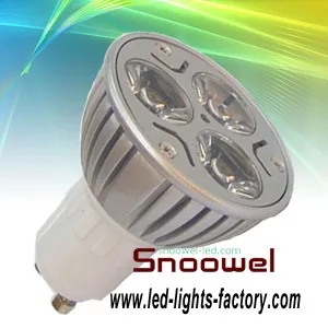 3x1w Gu10 Led Spot Lights 