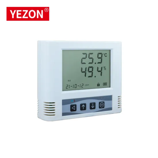 RS485 LCD Real Time Display Humidity and Temperature Data Logger for Coolers and Freezers