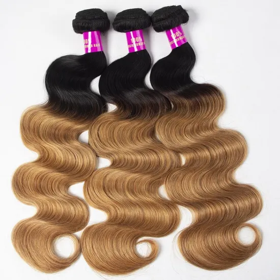 CELIE Body Wave 1B/27 Ombre Women Human Hair Mink 100% Virgin Hair Good Quality Human Hair Bulk