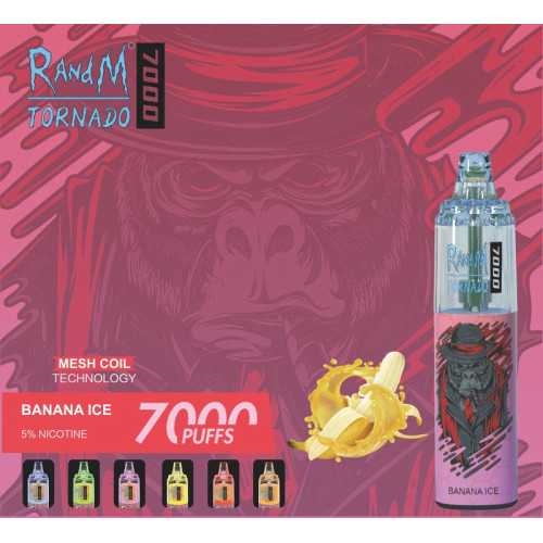 R 및 M Tornado 7000 퍼프 오리지널 vape