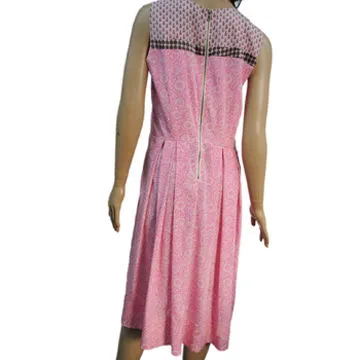 Pink Daisy Sleeveless Dress