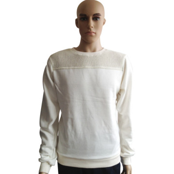 Newest Mens Cotton Fleece Pullover Sweatshirt with High Quality