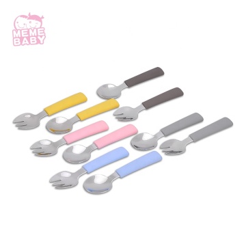 BPA Free Baby Spoon and Fork Inaceless Stee