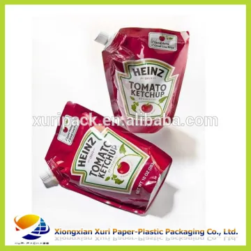 aluminum foil reusable food spout pouch for liquid drinks