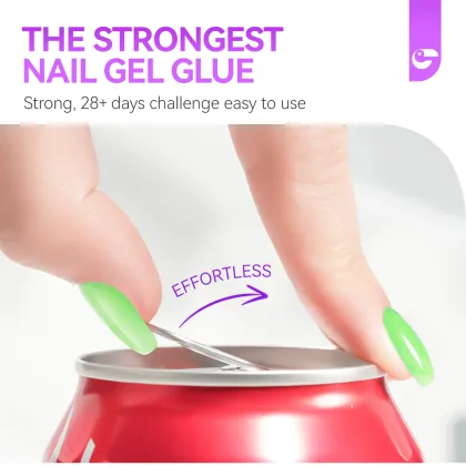 Nail Tips Glue Gel - Multifunctional Nail Gel Glue Base Coat