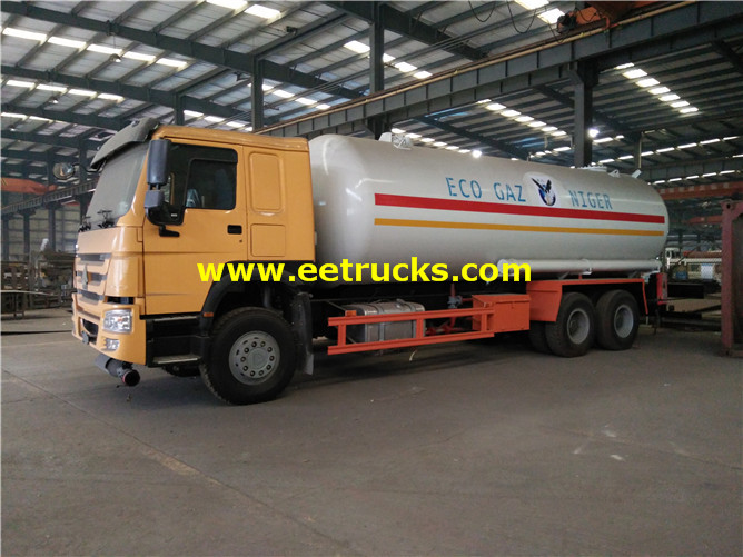 HOWO Used LPG Tank Trucks