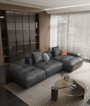 Lazy Sectional Floor Sofa Set