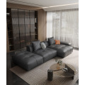 Set de sofá de piso seccional perezoso