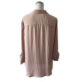 Classic Collar V Neck Long Sleeves Shirt Blouse
