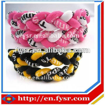 Health products twisted woven necklace,sports necklace