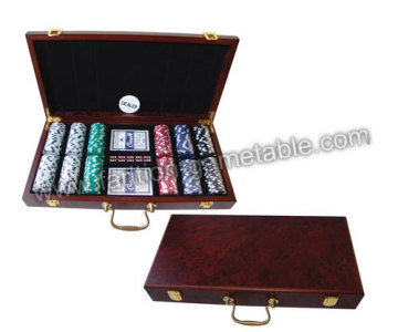 300 Wooden Poker Chips Sets