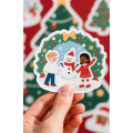 Pegatinas de etiqueta de regalo de Navidad