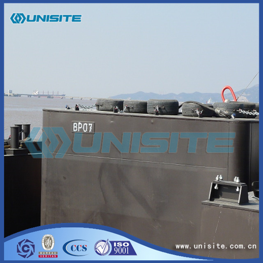 Dredging steel floating platform