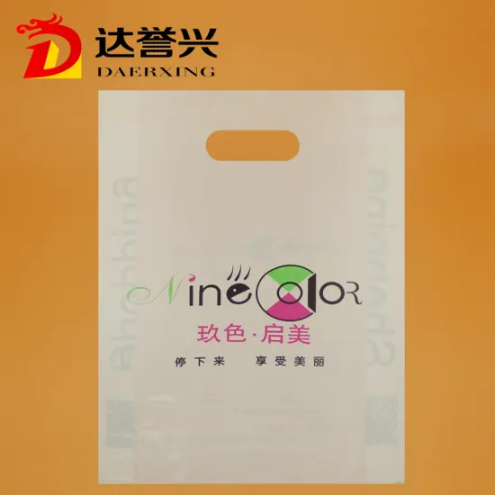 Pretty HDPE Die Cut Bag for Garment