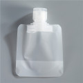 transparent packaging stand up pouch with spout