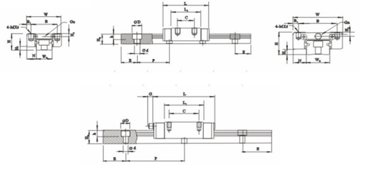 Linear Guide Bearing MGN..C MGW..C/H Series