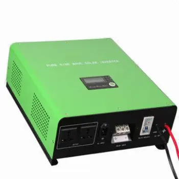 Solar Power Inverter, LED and LCD Display Design Optional, Low-battery Protection