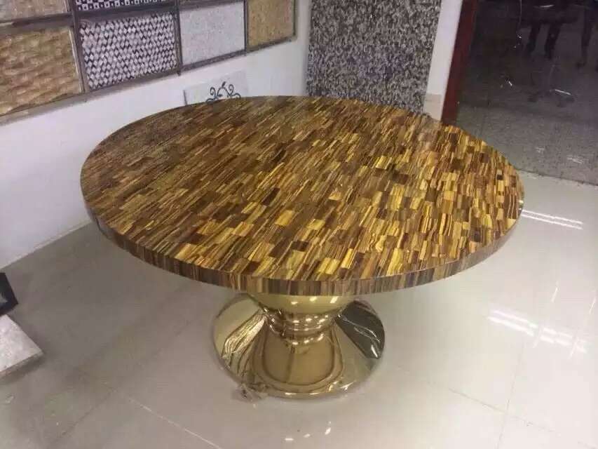Tiger Eye Stone Table