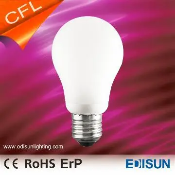 A shape A55 E27 9W CFL bulbs