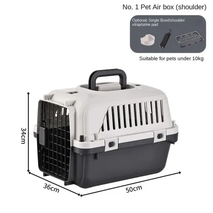 Wholesale Pet Air Conditioned Travel Car Box - Portable, Multifunctional, and Fenced