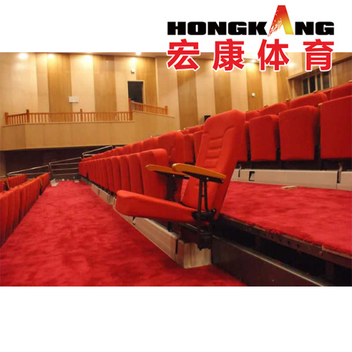 Hongkang Stadium Telescopic Bleacher Track Operation System