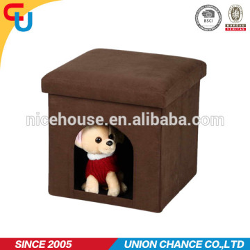 Multifunction novel foldable cube pet house ottoman