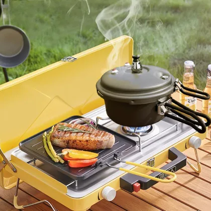 Flat bottom Aluminum Alloy Pressure Cooker Pressure Pot Cooker For Outdoor