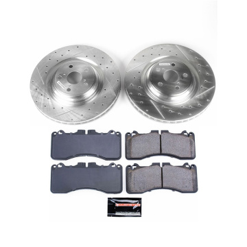 อันดับสูงสุดของสหรัฐอเมริกา 435160W010 D1440 ชุดเบรกหน้า POWERSTOP สำหรับ Lexus LS