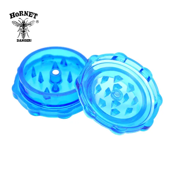 Plastic Herb Grinder 2 Layers 50MM Herb Grinder Tobacco Spice Crusher Hand Moledor Grinder For Smoking