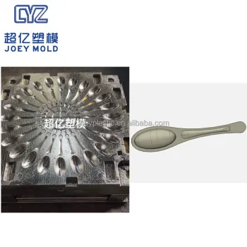 Disposable PP Plastic Household Pear Syrup Spoon Mould with Hot and Cold Runners and Mould Base