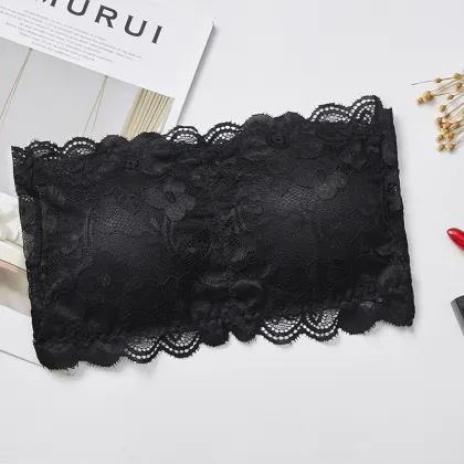 Removable Chest Pad Strapless Push-Up Bra