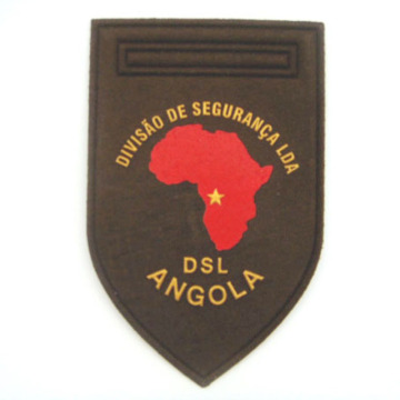 Shield Embroidery Patch with 5-Star Red Flag