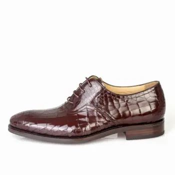 brown stone stripes goodyear men dress shoes