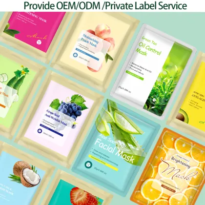 Aloe Vera Moisturizing Lighting Whitening Facial Mask - Free Sample Sadoer Rorec Factory Beauty Skin Care Face Mask Sheet