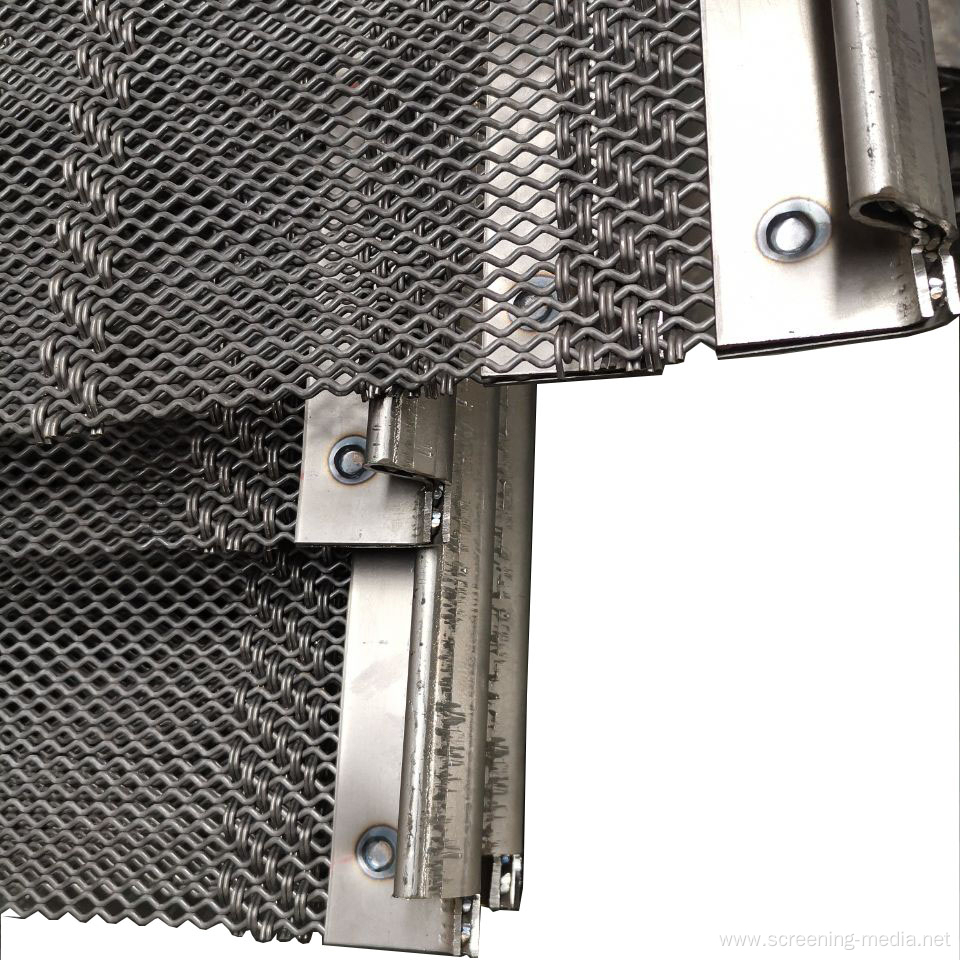 Self cleaning screen mesh panels vibrating screen mesh