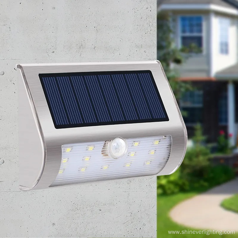 Waterproof Street Garden Aluminium Solar Wall Light