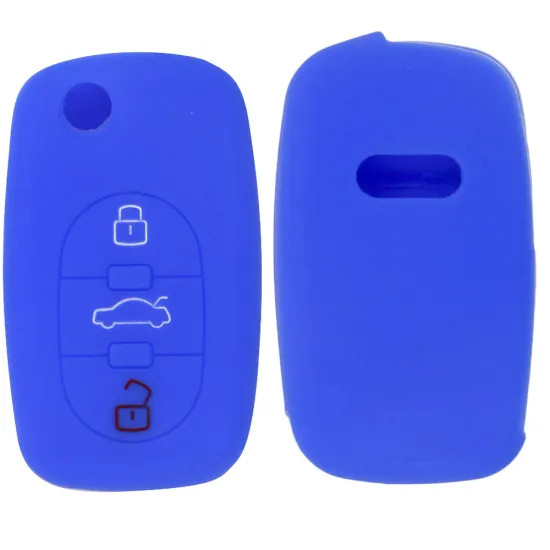 Audi folding silicone car key case